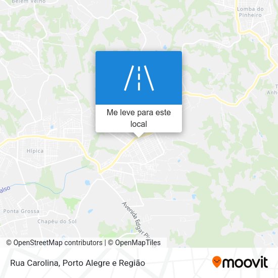 Rua Carolina mapa