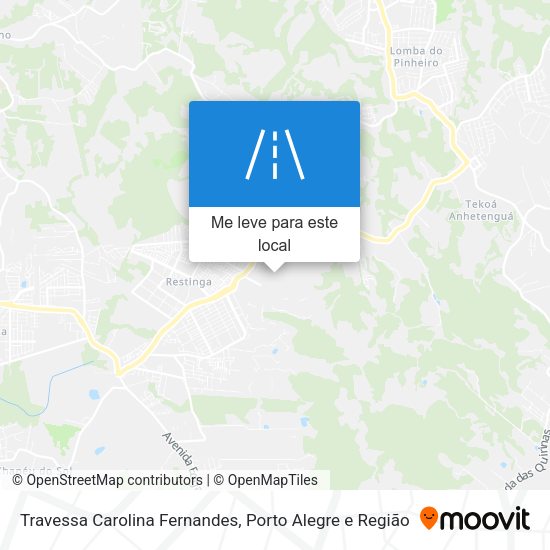 Travessa Carolina Fernandes mapa