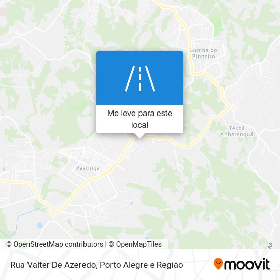 Rua Valter De Azeredo mapa