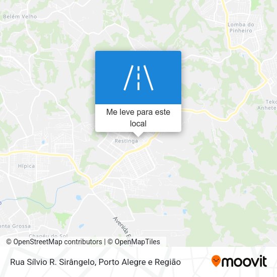 Rua Sílvio R. Sirângelo mapa