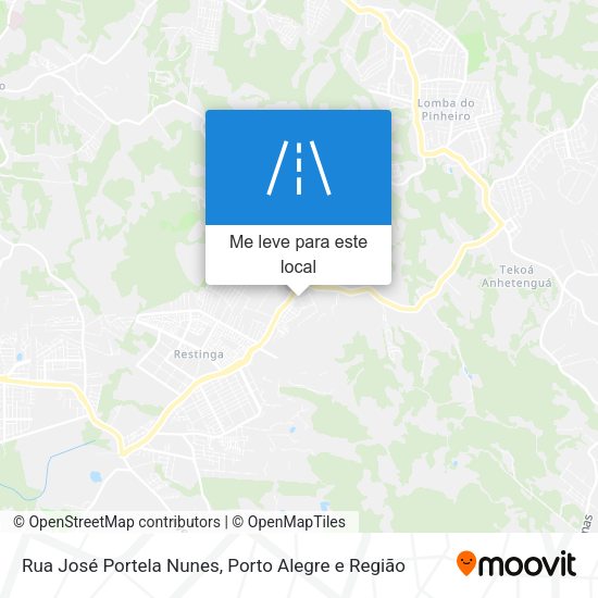 Rua José Portela Nunes mapa