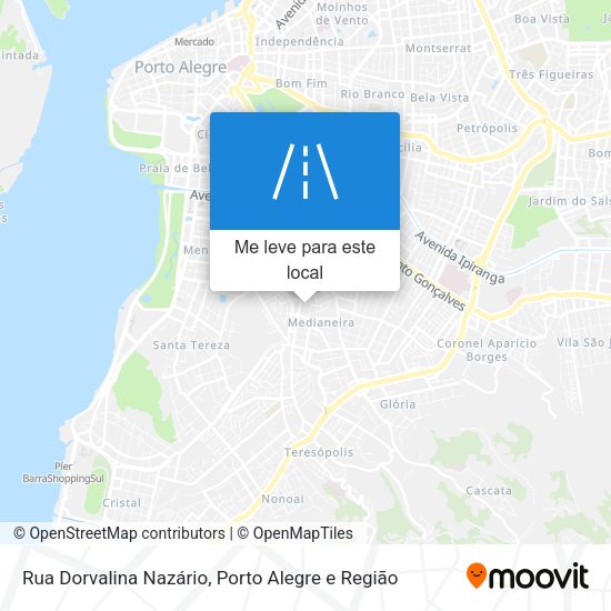 Rua Dorvalina Nazário mapa