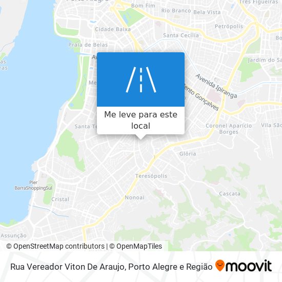 Rua Vereador Viton De Araujo mapa