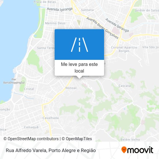 Rua Alfredo Varela mapa