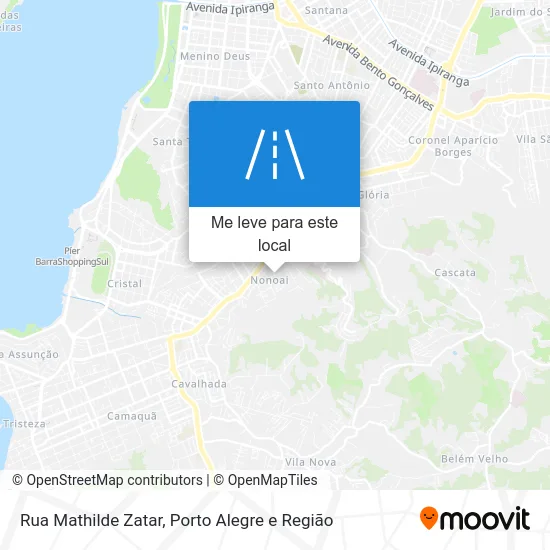 Rua Mathilde Zatar mapa