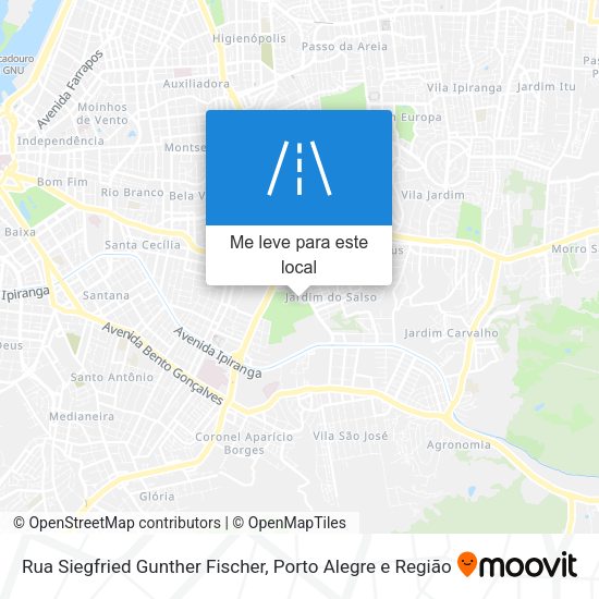 Rua Siegfried Gunther Fischer mapa