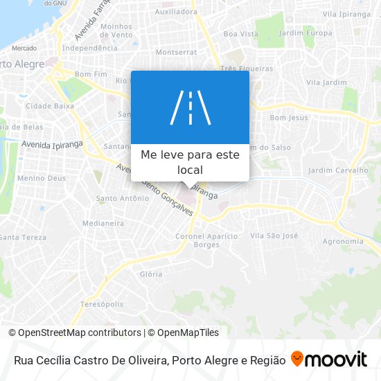 Rua Cecília Castro De Oliveira mapa