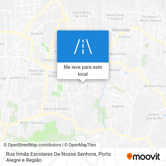 Rua Irmãs Escolares De Nossa Senhora mapa