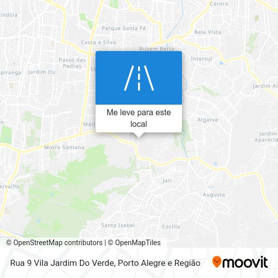 Rua 9 Vila Jardim Do Verde mapa