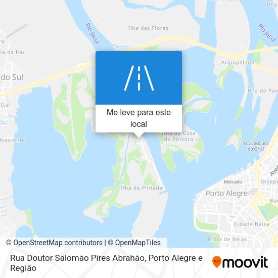 Rua Doutor Salomão Pires Abrahão mapa