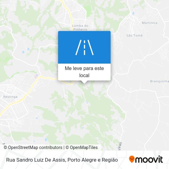 Rua Sandro Luiz De Assis mapa
