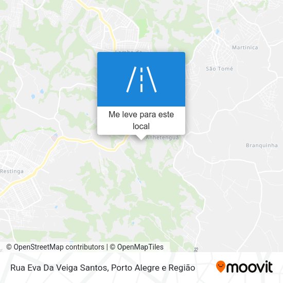 Rua Eva Da Veiga Santos mapa