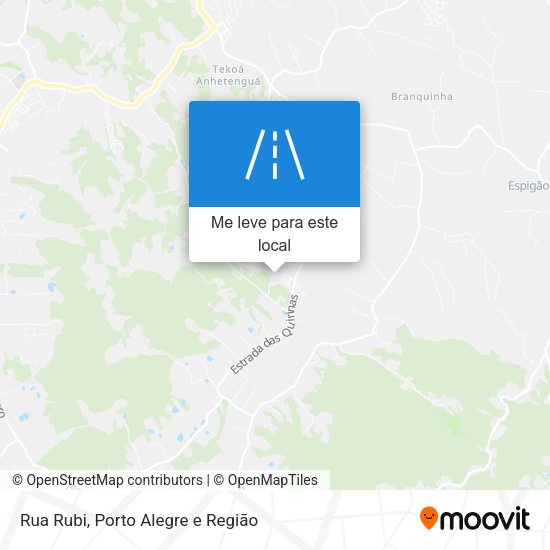 Rua Rubi mapa