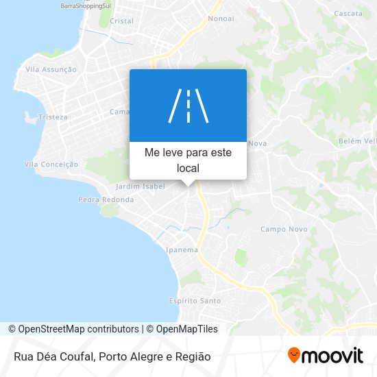 Rua Déa Coufal mapa