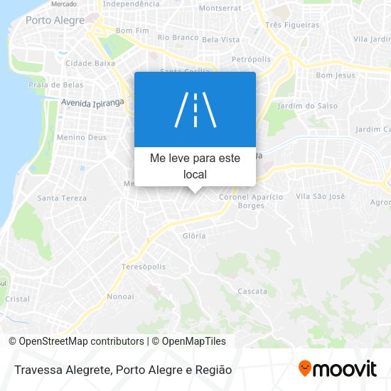 Travessa Alegrete mapa