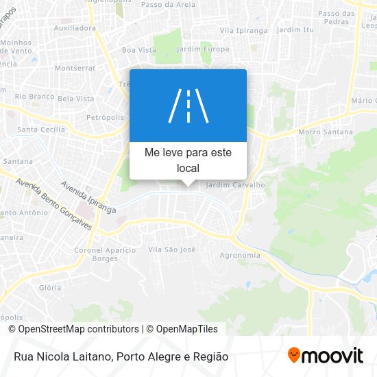 Rua Nicola Laitano mapa