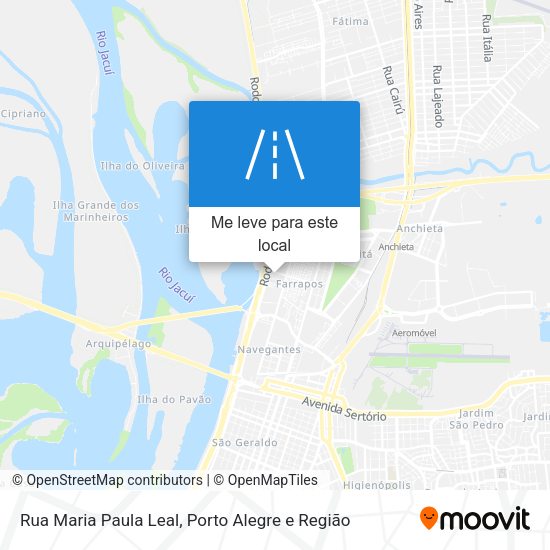 Rua Maria Paula Leal mapa
