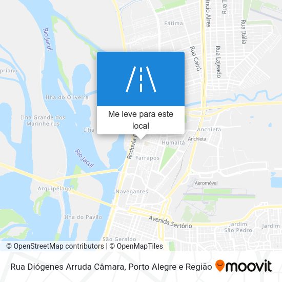 Rua Diógenes Arruda Câmara mapa