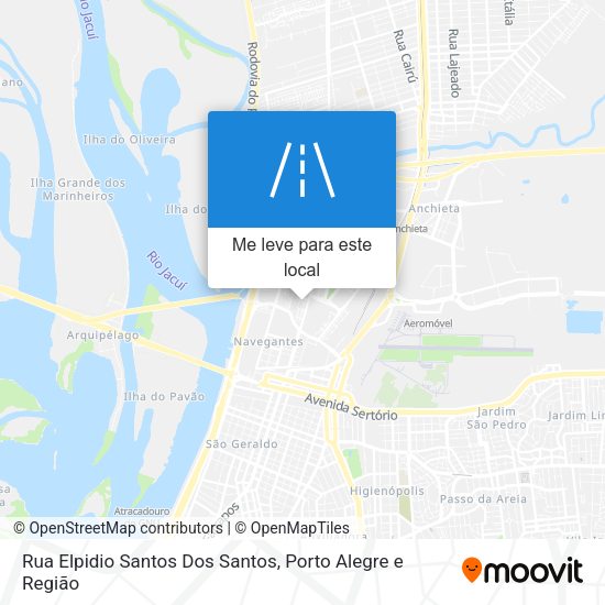 Rua Elpidio Santos Dos Santos mapa