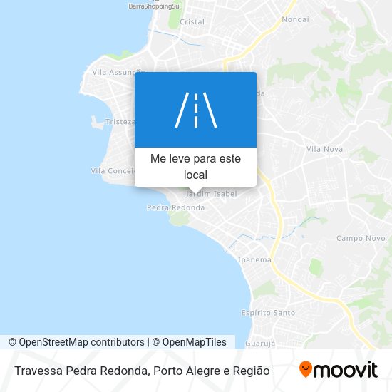 Travessa Pedra Redonda mapa
