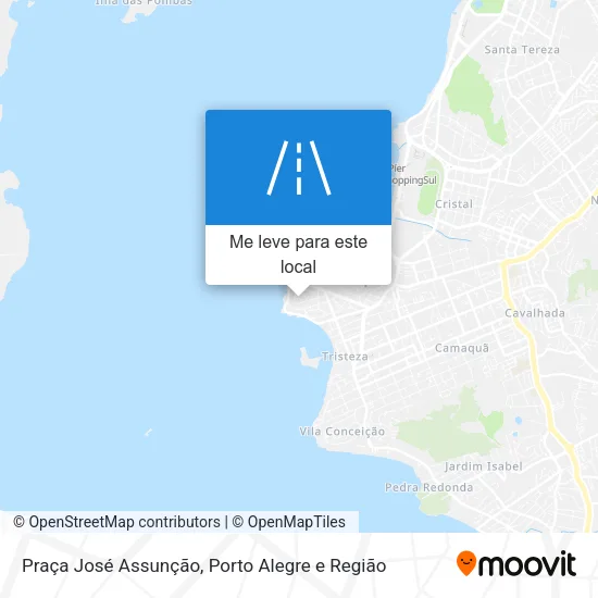 Praça José Assunção mapa