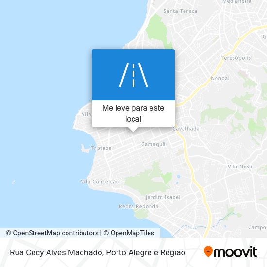 Rua Cecy Alves Machado mapa