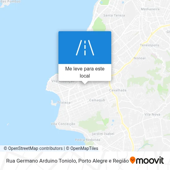 Rua Germano Arduino Toniolo mapa