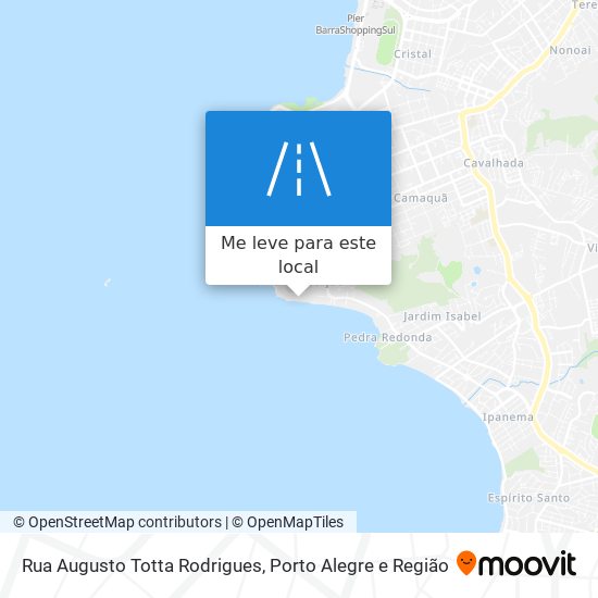 Rua Augusto Totta Rodrigues mapa