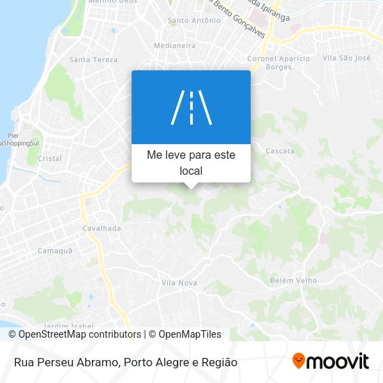 Rua Perseu Abramo mapa
