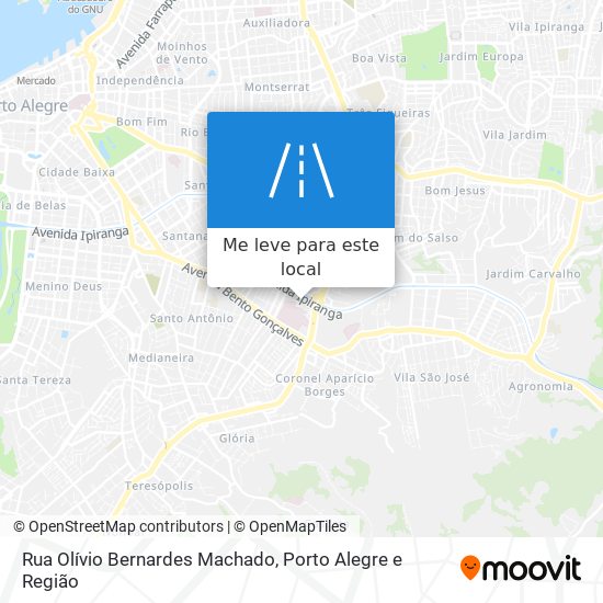 Rua Olívio Bernardes Machado mapa