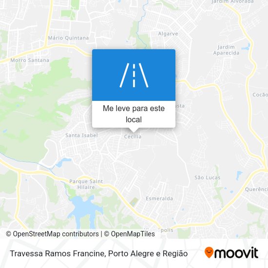Travessa Ramos Francine mapa