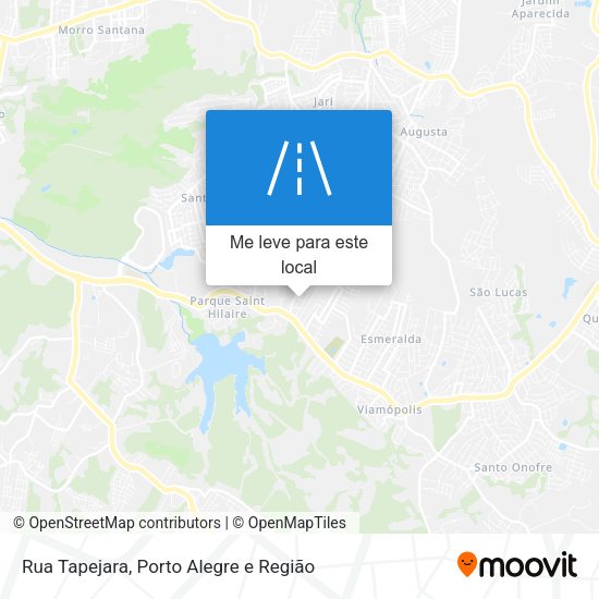 Rua Tapejara mapa