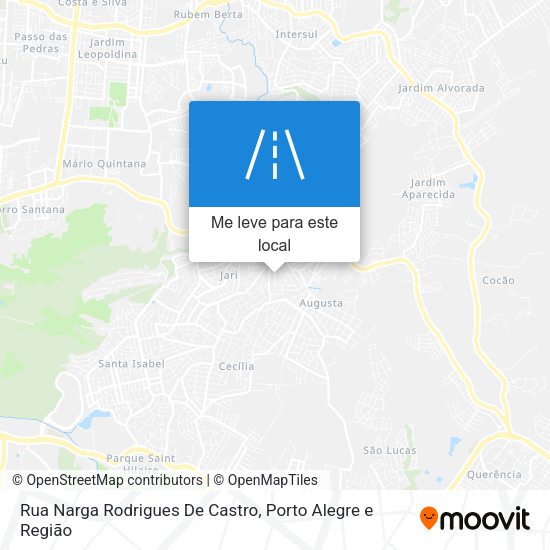 Rua Narga Rodrigues De Castro mapa