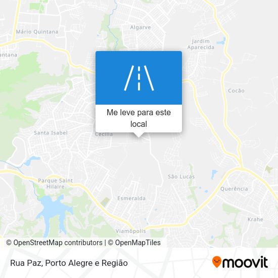 Rua Paz mapa