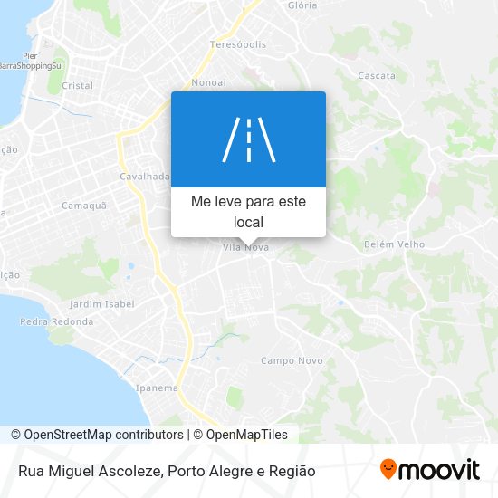 Rua Miguel Ascoleze mapa