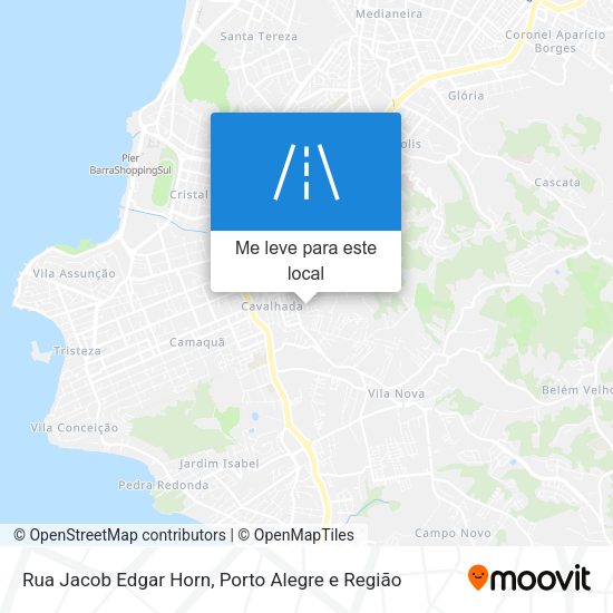 Rua Jacob Edgar Horn mapa
