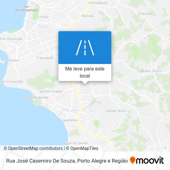 Rua José Casemiro De Souza mapa