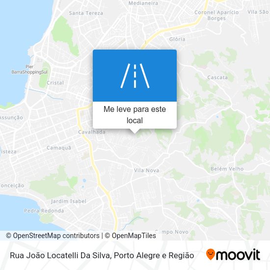 Rua João Locatelli Da Silva mapa