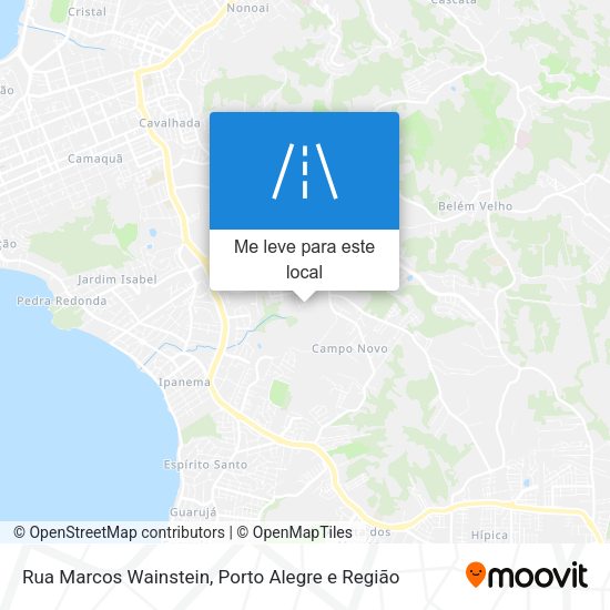 Rua Marcos Wainstein mapa