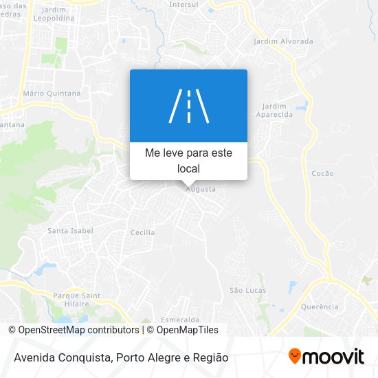 Avenida Conquista mapa