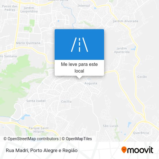 Rua Madri mapa