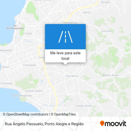 Rua Ângelo Passuelo mapa