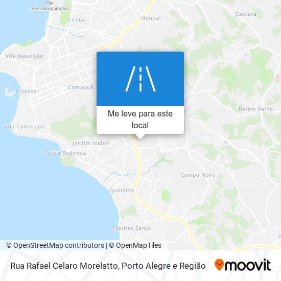 Rua Rafael Celaro Morelatto mapa
