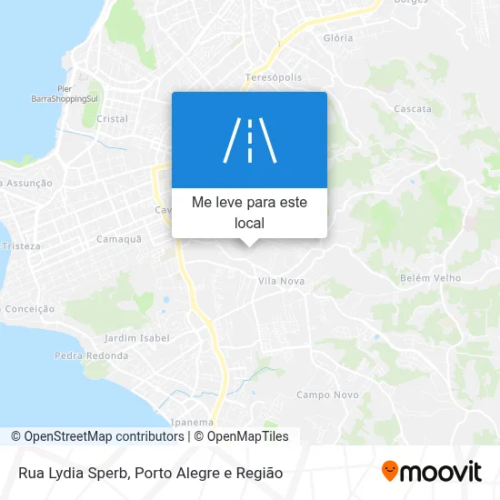 Rua Lydia Sperb mapa