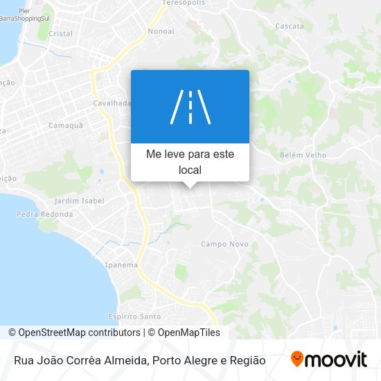 Rua João Corrêa Almeida mapa