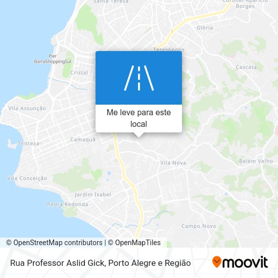 Rua Professor Aslid Gick mapa