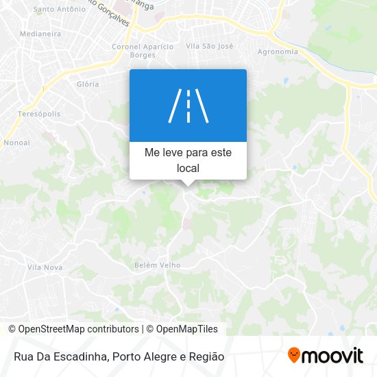 Rua Da Escadinha mapa