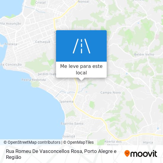 Rua Romeu De Vasconcellos Rosa mapa
