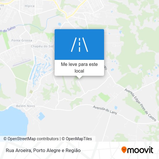 Rua Aroeira mapa