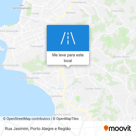 Rua Jasmim mapa